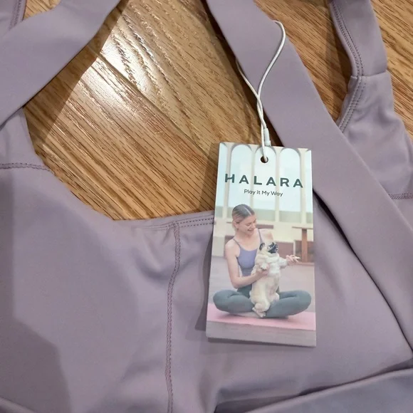 Halara Twist-Front Cut-Out Backless 2-in-1 Exercise Dress - Picture 6 of 7